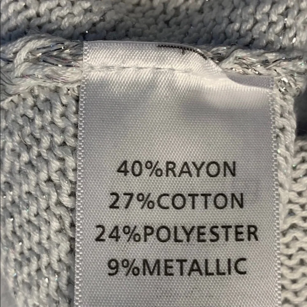 💋NWT Lovers + friends silver metallic halter bikini swim top - Picture 12 of 13